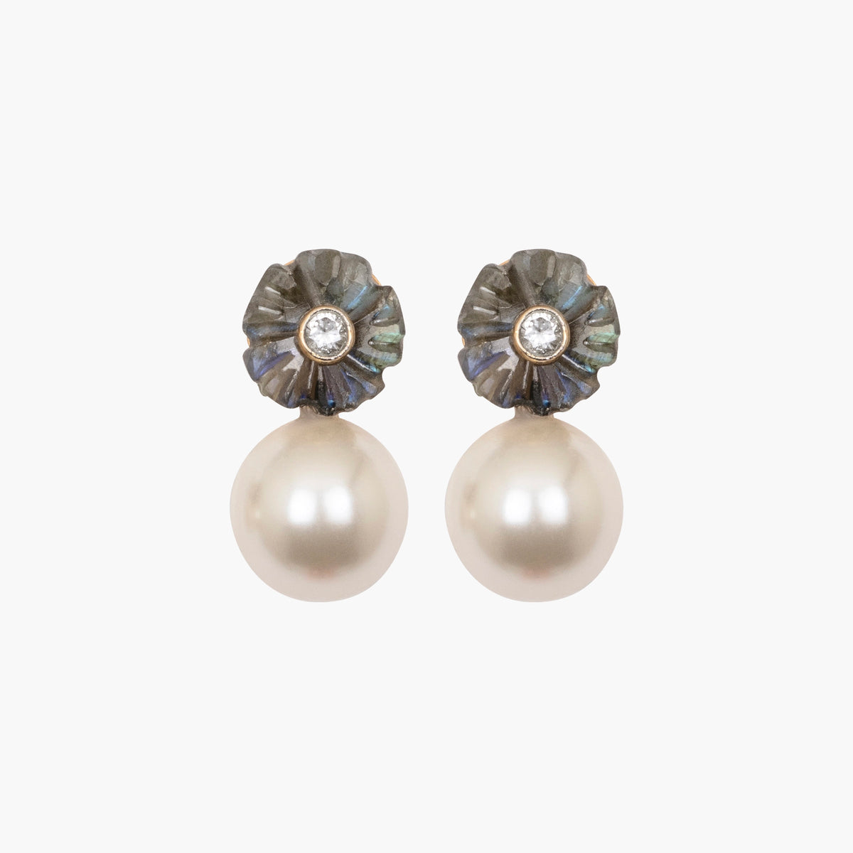 Libby Earrings -- Labradorite – Jennifer Behr LLC