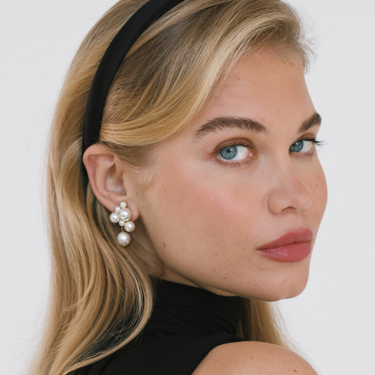 Tiana Headband -- Black – Jennifer Behr LLC display picture 2