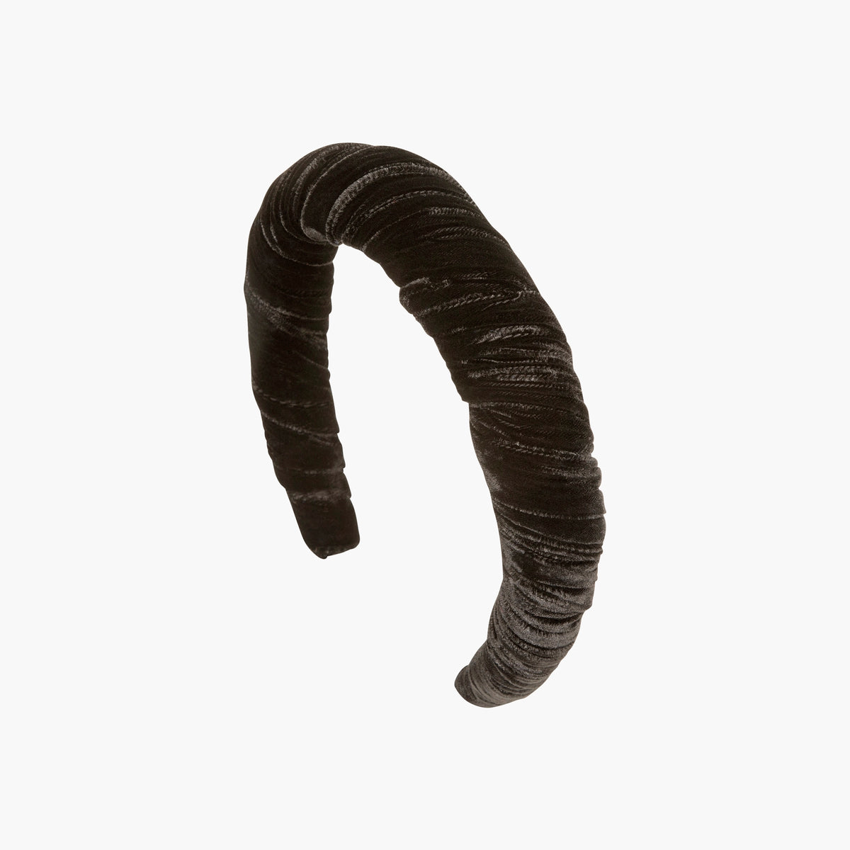 Irene Headband in Velvet -- Black