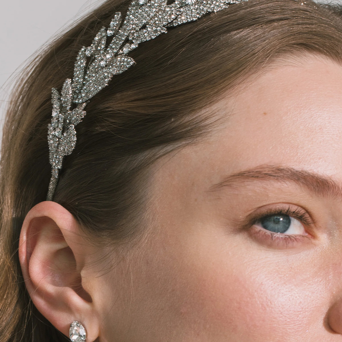Arielle Headband -- Crystal – Jennifer Behr LLC
