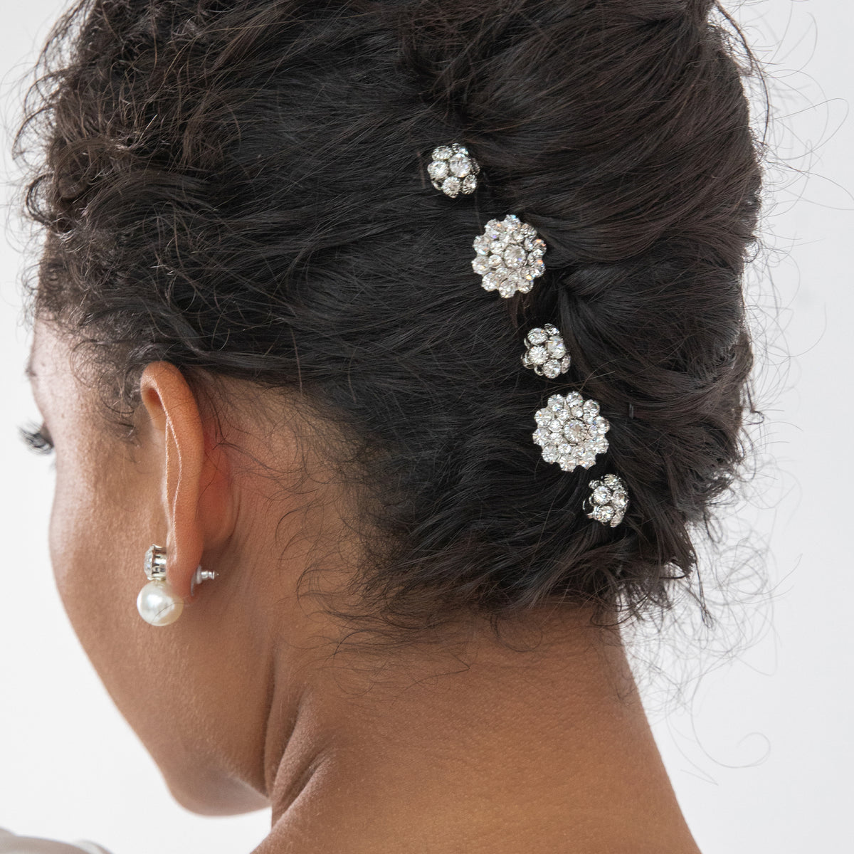 Nora Bobby Pin Set -- Crystal – Jennifer Behr LLC display picture 1