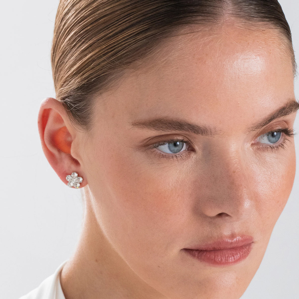 Daisy Earrings -- Crystal – Jennifer Behr LLC