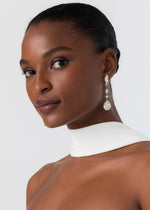 Load image into Gallery viewer, Cicely Earrings -- Crystal
