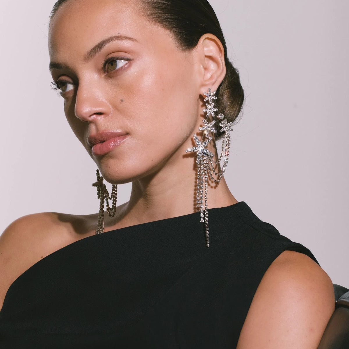 Eliana Earrings -- Crystal – Jennifer Behr LLC