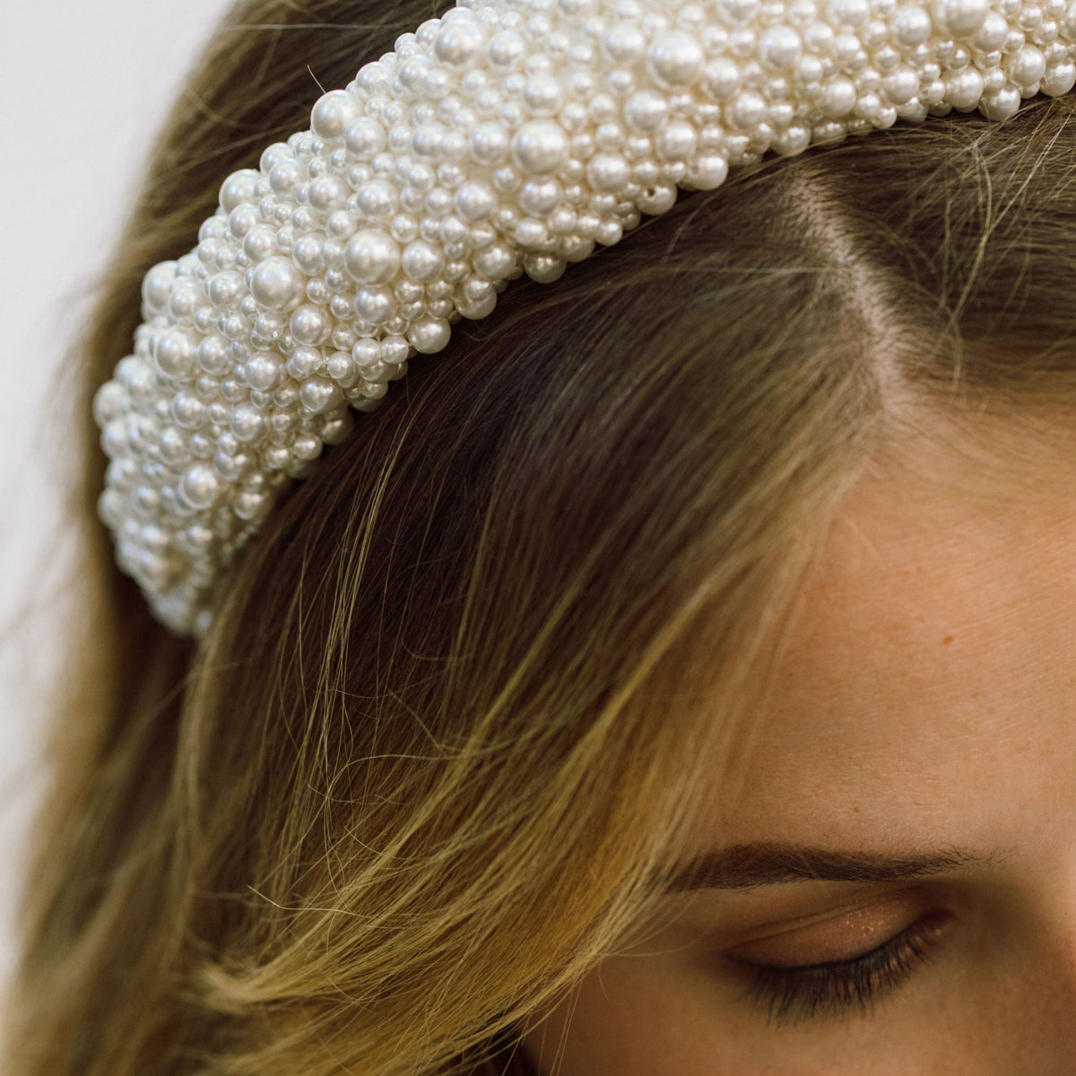 Bailey Pearl Headband -- Pearl – Jennifer Behr LLC
