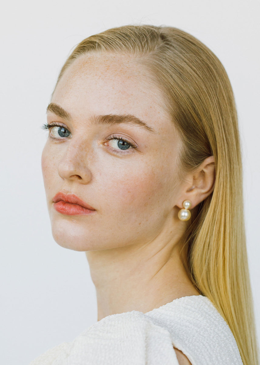 Iris Pearl Earrings -- Pearl – Jennifer Behr LLC