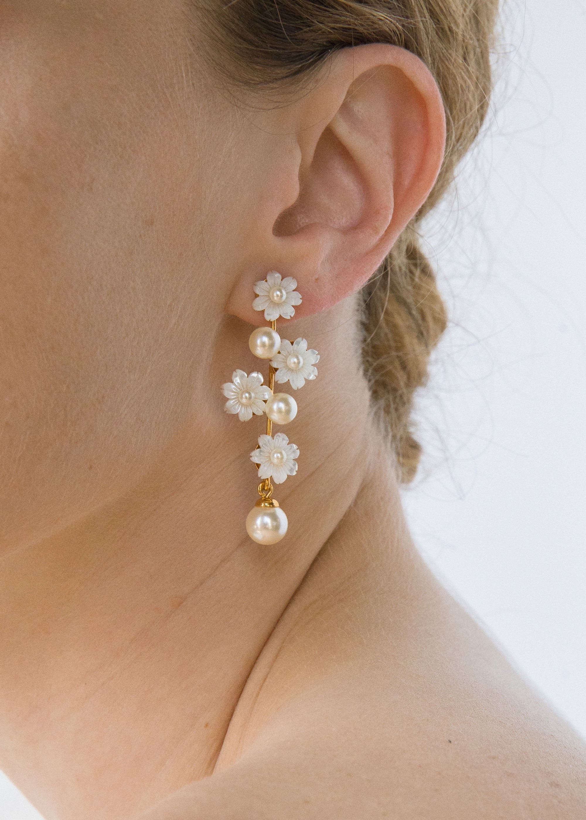 Calissa Earrings -- Gold – Jennifer Behr LLC