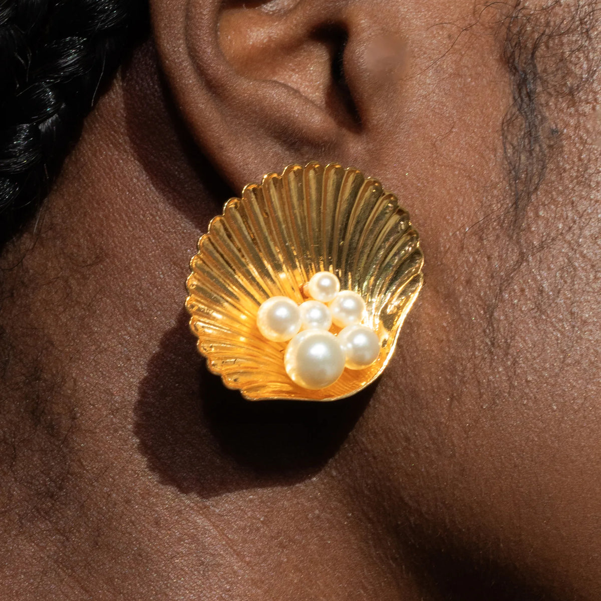 Maricela Earrings -- Pearl – Jennifer Behr LLC Maricela Earrings -- Pearl – Jennifer Behr LLC