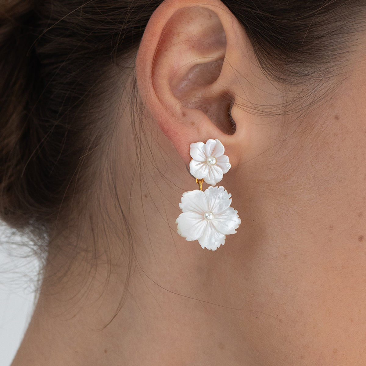 レンタルJennifer Behrジェニファーベア Iris Skinny Headband-Pearl 