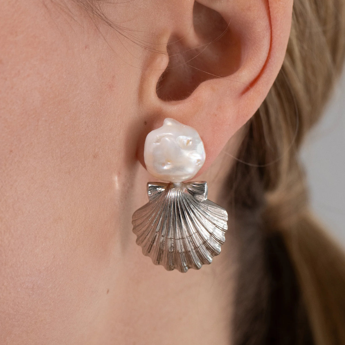 Laguna Earrings -- Silver – Jennifer Behr LLC