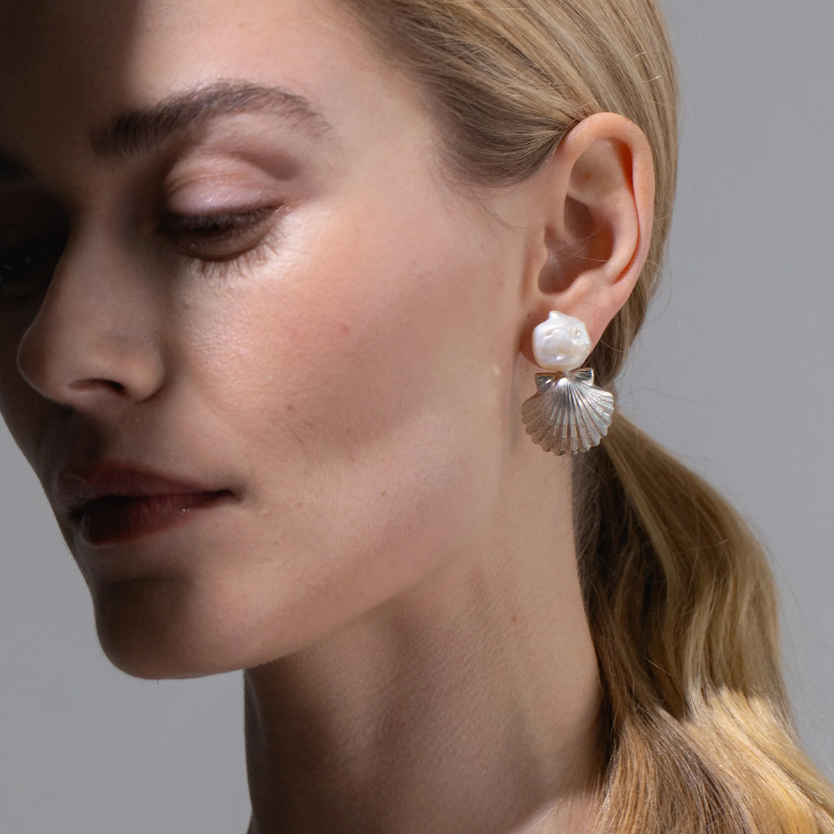 Laguna Earrings -- Silver – Jennifer Behr LLC
