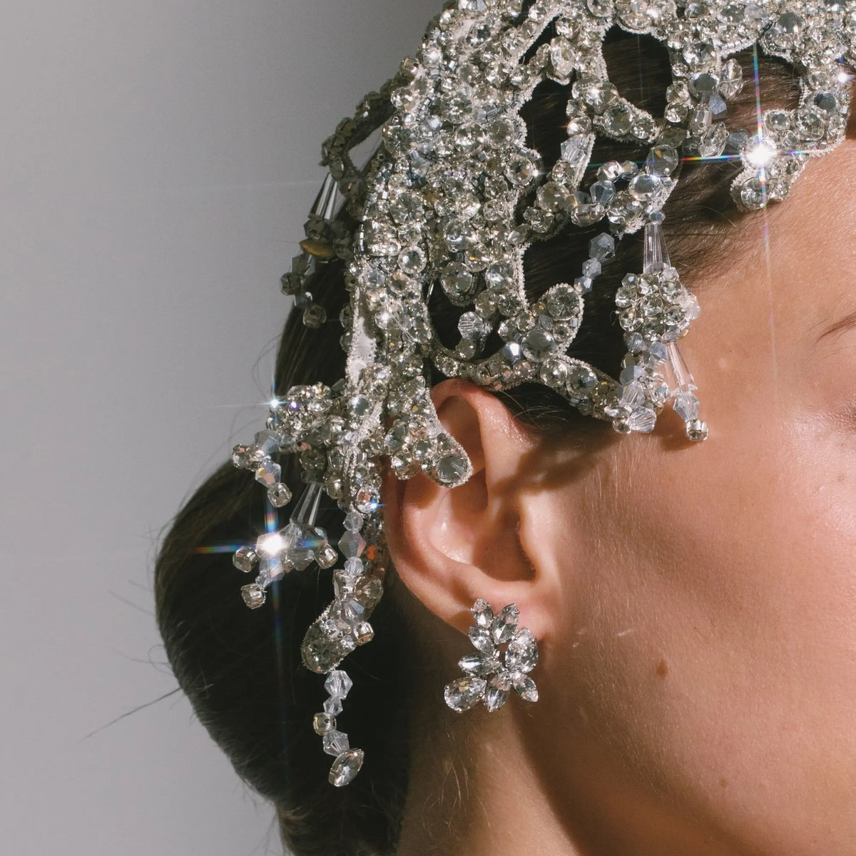 Prevost Headpiece -- Crystal – Jennifer Behr LLC