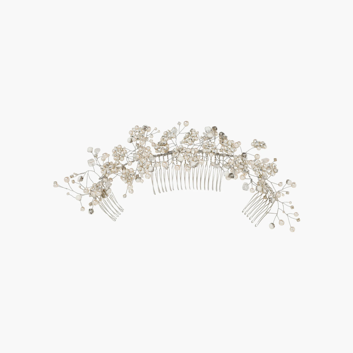 JENNIFER BEHR クリスタル　コーム Nicola Comb -- Crystal Pearl – Jennifer Behr LLC