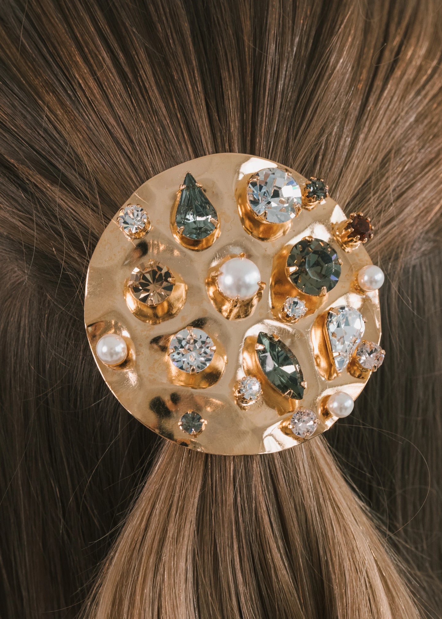 jennifer behr ボビーピン 真鍮　パール　真珠　ブライダル Donna Pearl Bow Barrette -- Pearl – Jennifer Behr LLC