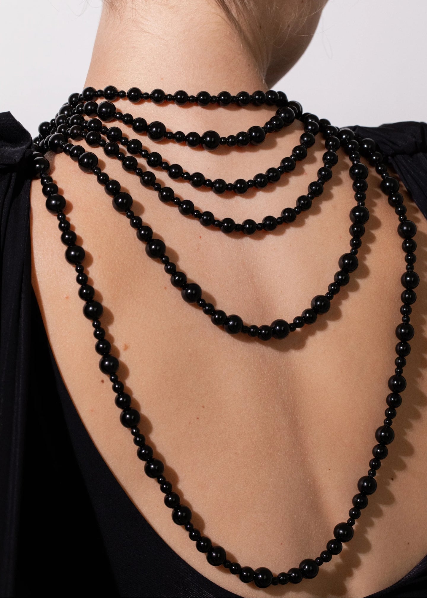 Veda Necklace -- Onyx – Jennifer Behr LLC