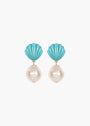 Load image into Gallery viewer, Nori Earrings -- Turquoise
