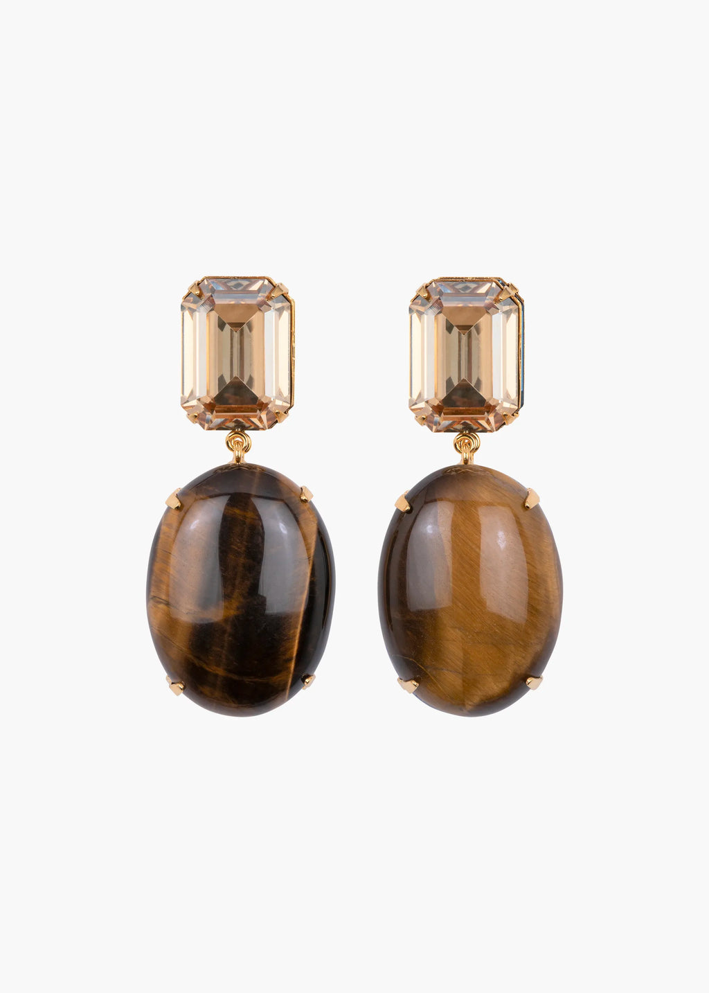 Xiomara Earrings Tigers Eye