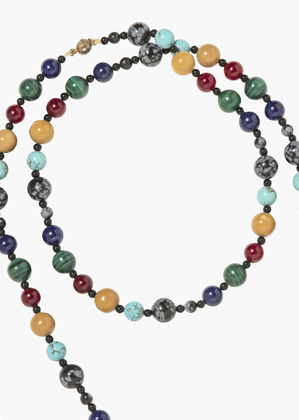 Jennifer Behr x Julia Berolzheimer Tatiana Necklace -- Onyx Multi