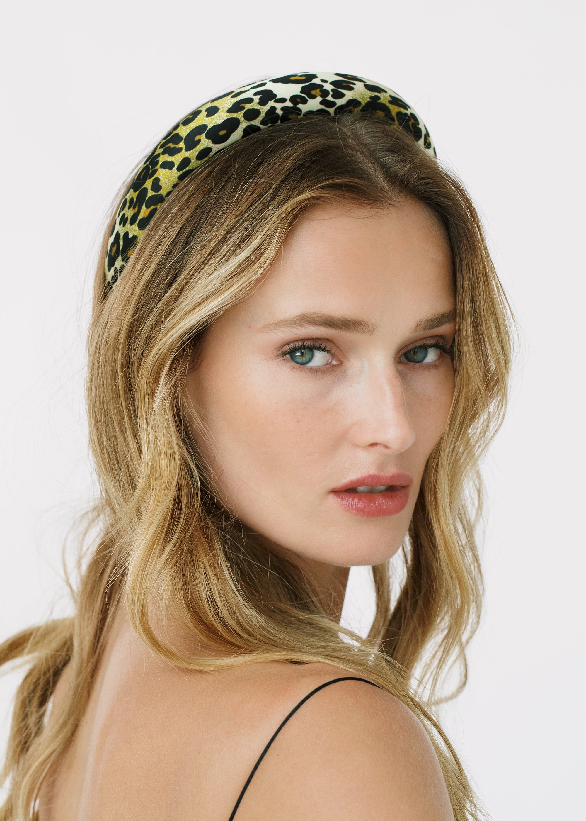 Printed Tori Headband -- Leopard Print – Jennifer Behr LLC