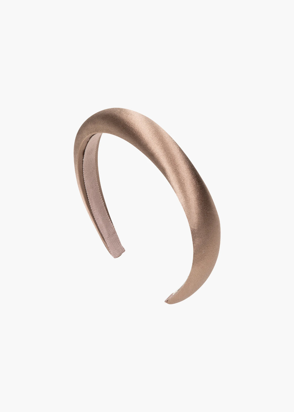 Tori Headband in Satin -- Cappuccino – Jennifer Behr LLC