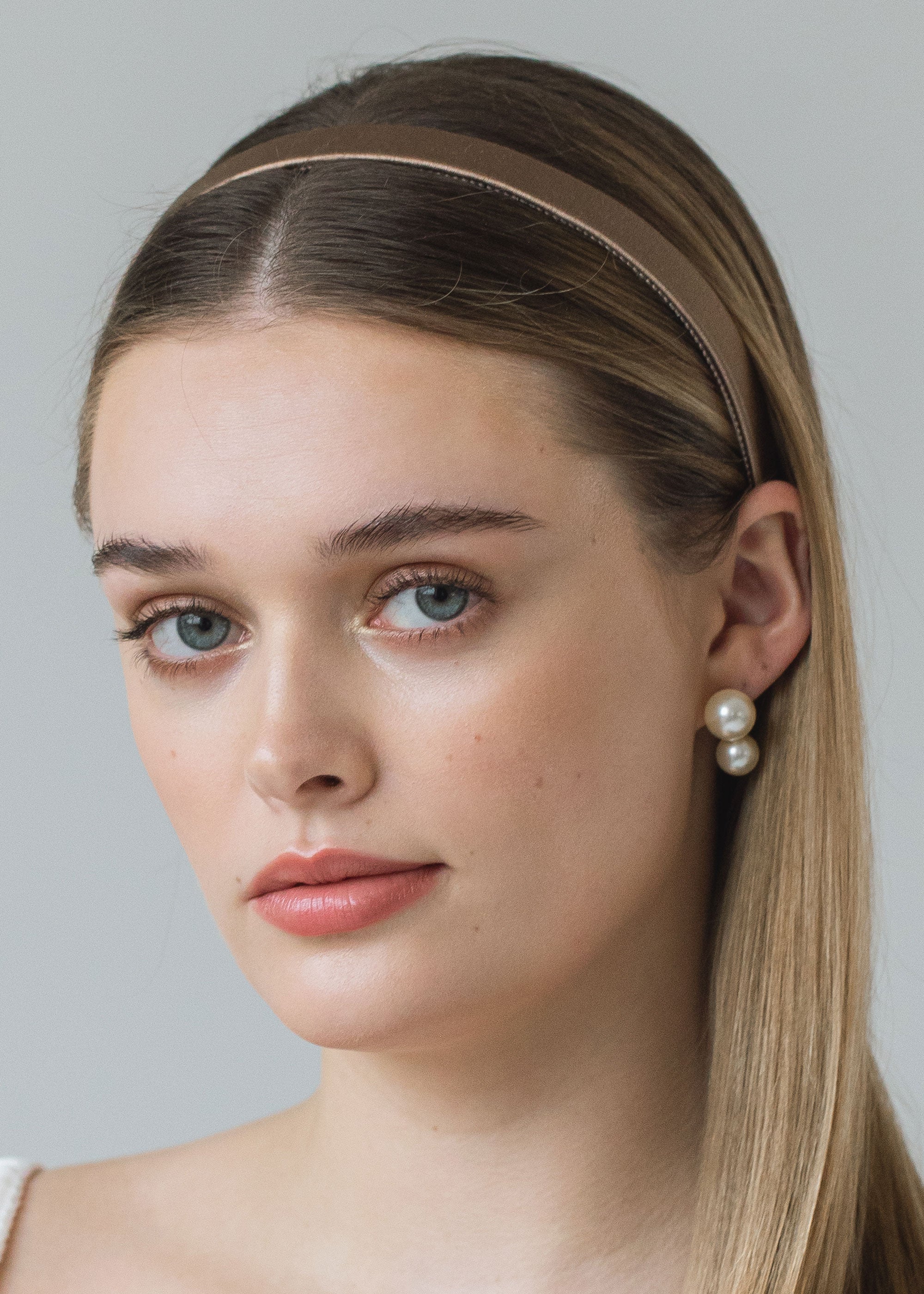 Lucy Headband -- Cappuccino – Jennifer Behr LLC