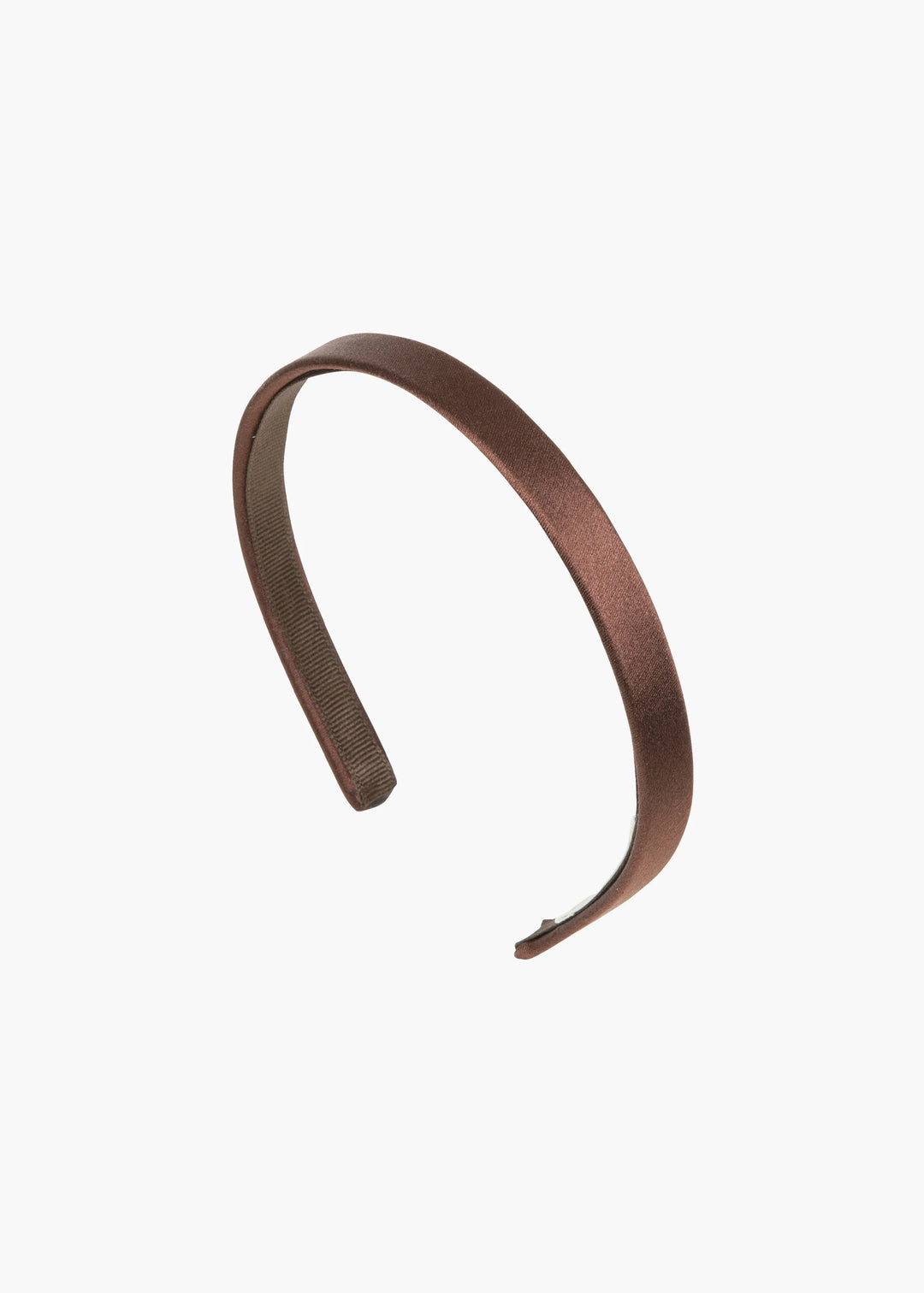 Jennifer Behr Lydia Satin Headband in Espresso Lydia Headband -- Espresso – Jennifer Behr LLC main image 4