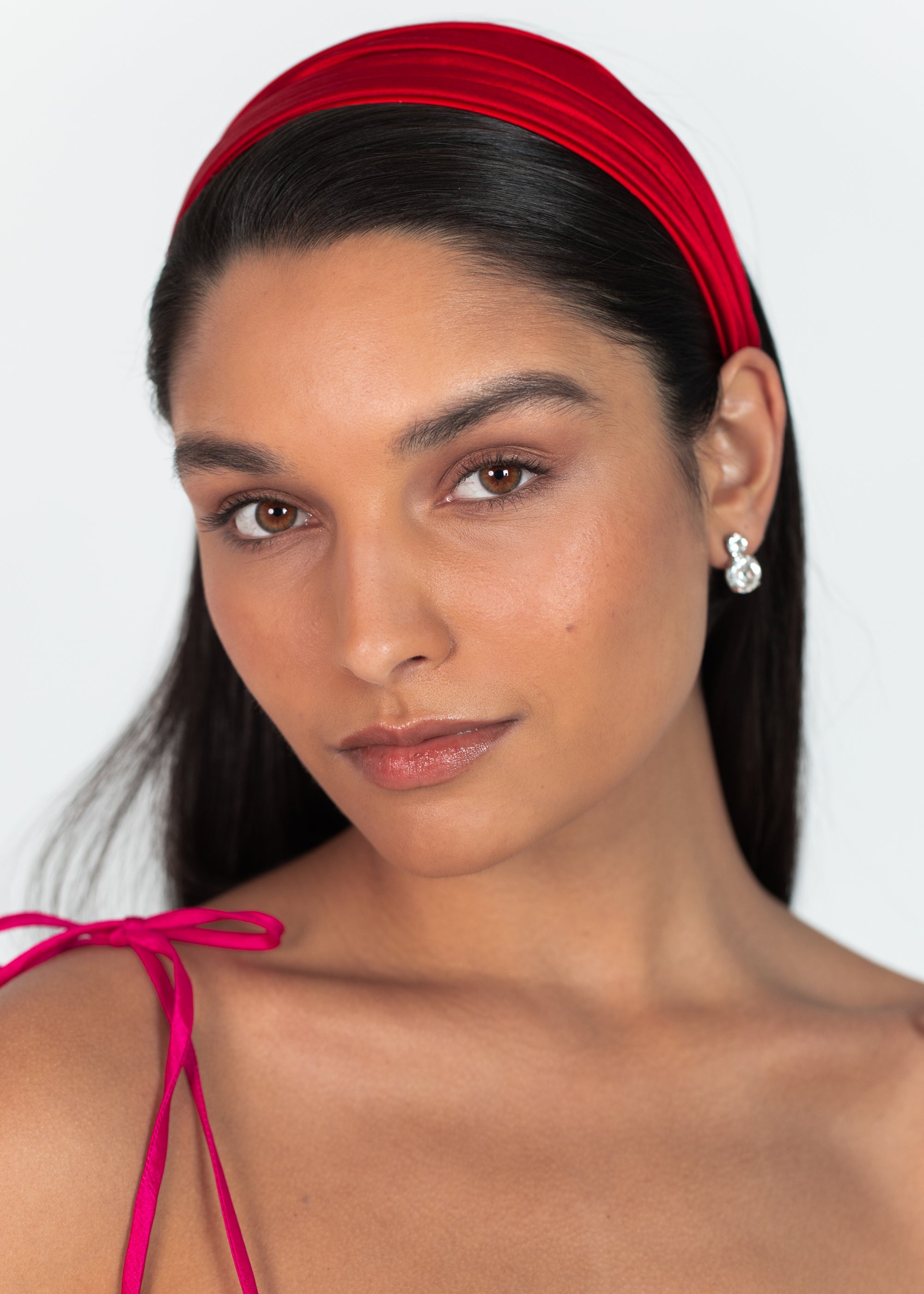 Natasha Headband -- Cherry – Jennifer Behr LLC