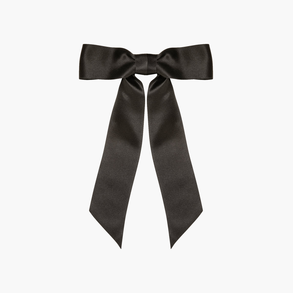 Virginia Bow Barrette -- Black