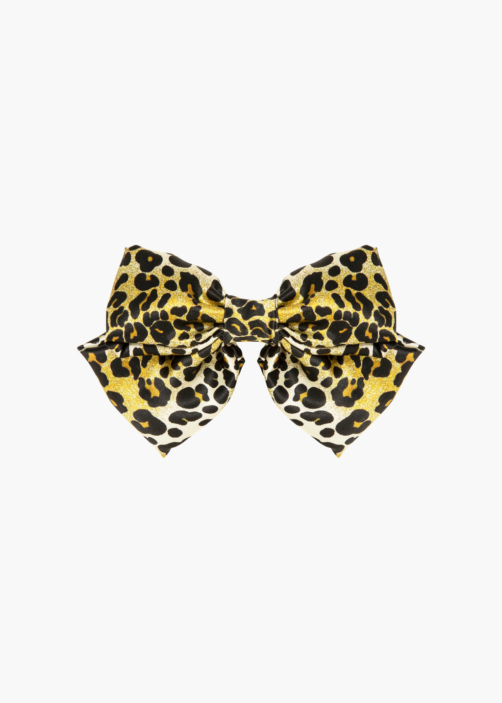 Tilly Bow Barrette Leopard