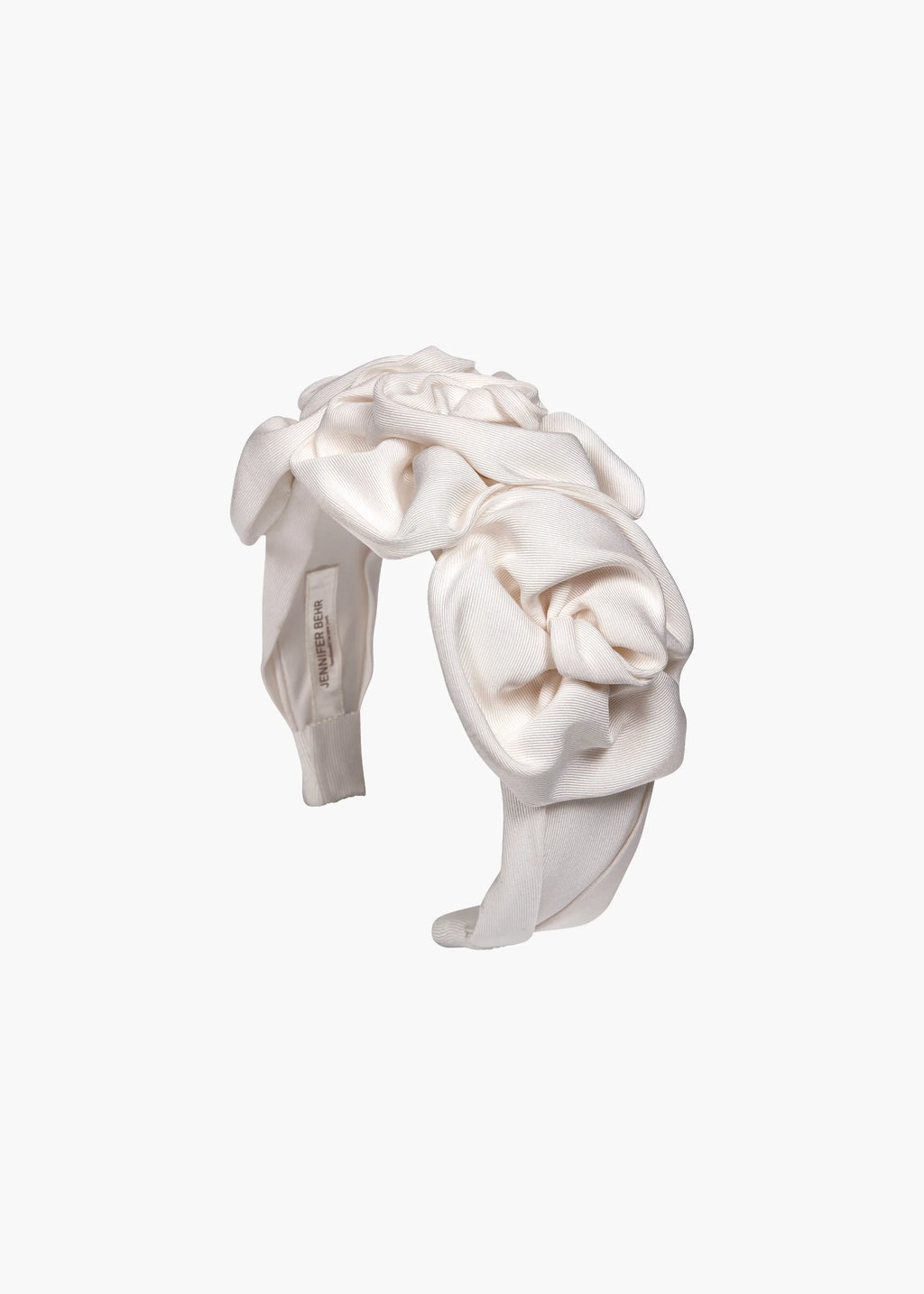 Triple Rosette Headband Silk Faille