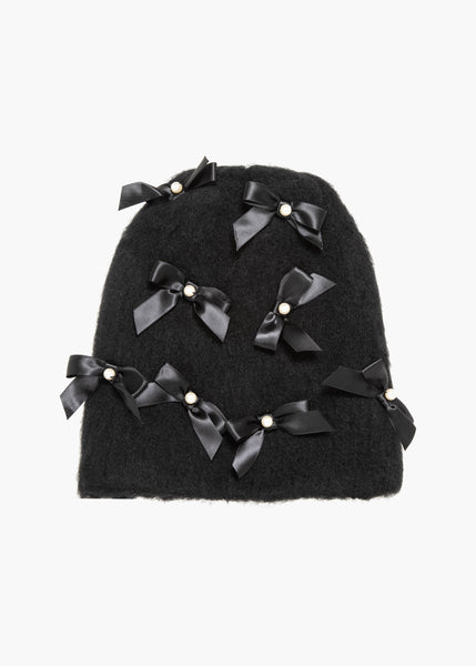 Teresa Beanie -- Black – Jennifer Behr LLC