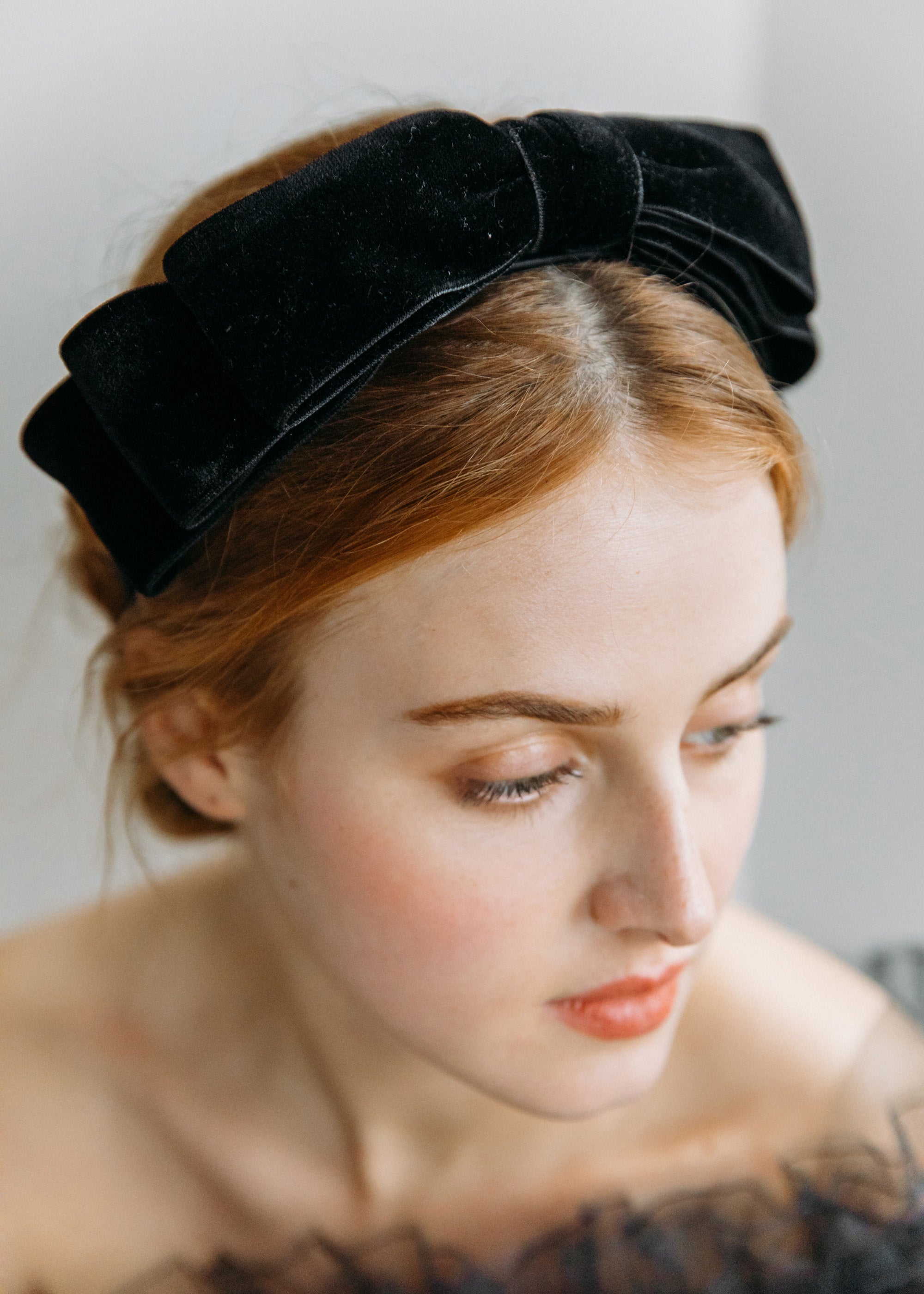 Katya Headband -- Black – Jennifer Behr LLC