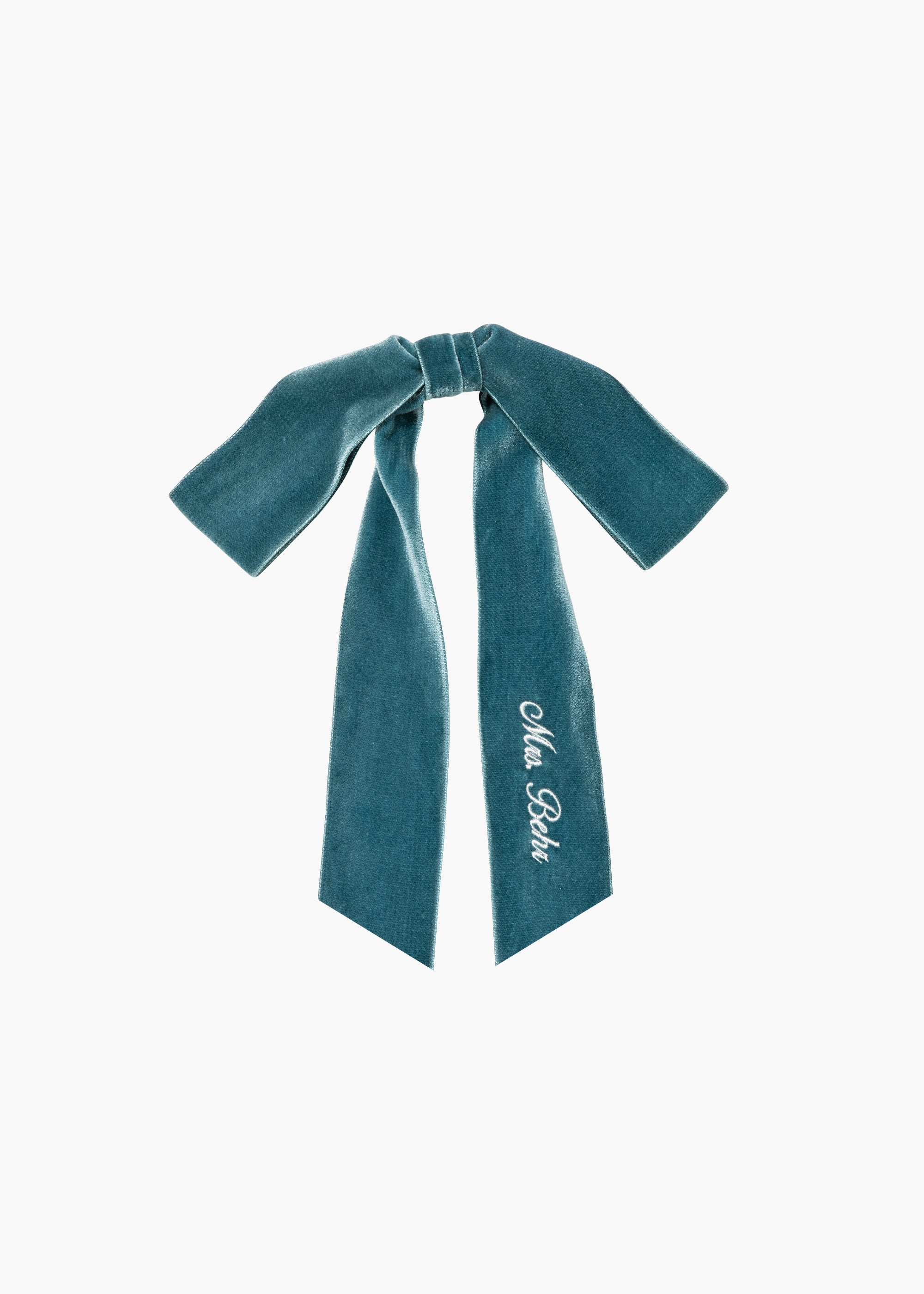 Jennifer Behr Velvet Tiana Headband Azul Jennifer Behr Core Tiana Velvet Headband | Saks Fifth Avenue main image 3