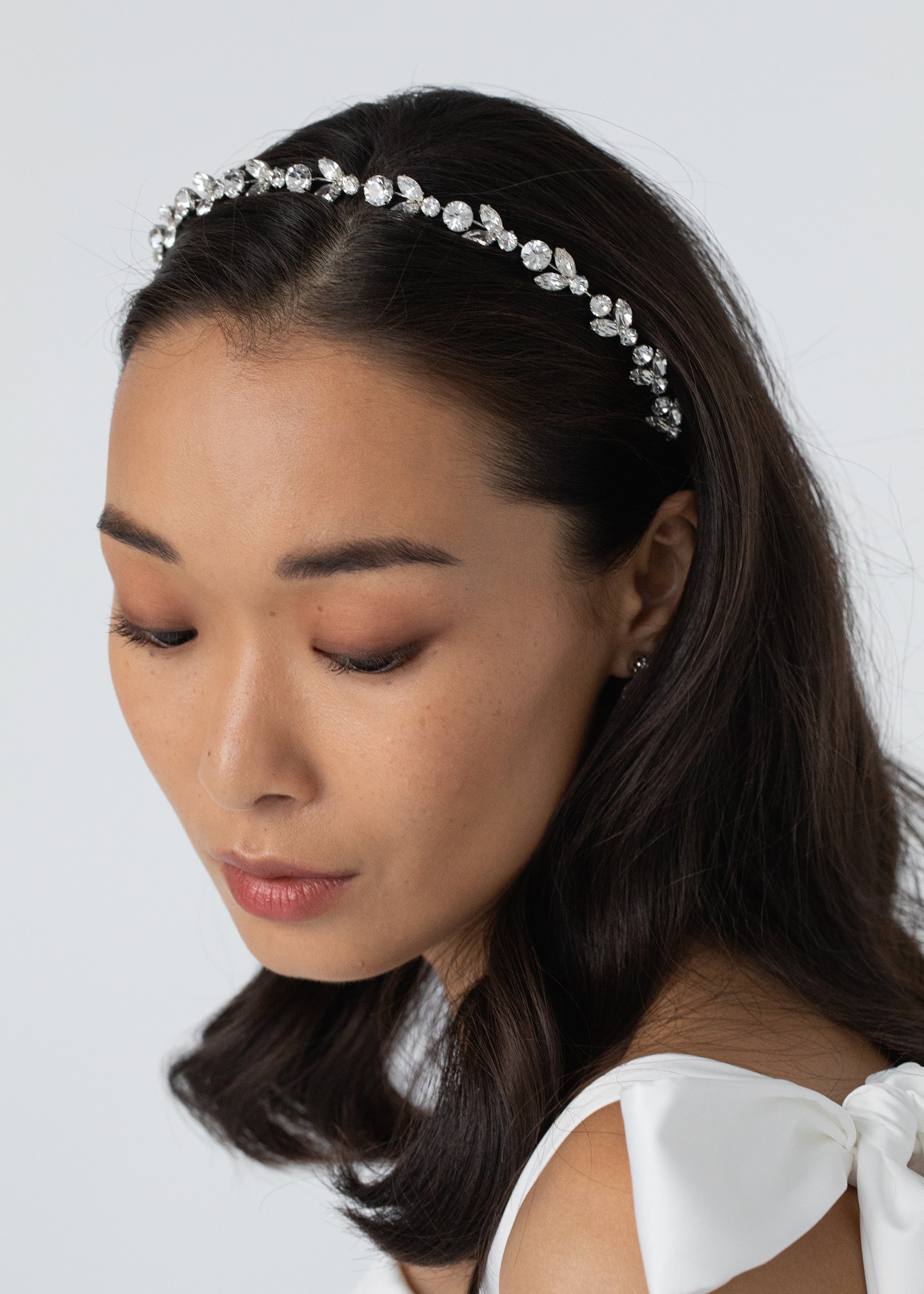 Kyra Headband -- Crystal – Jennifer Behr LLC
