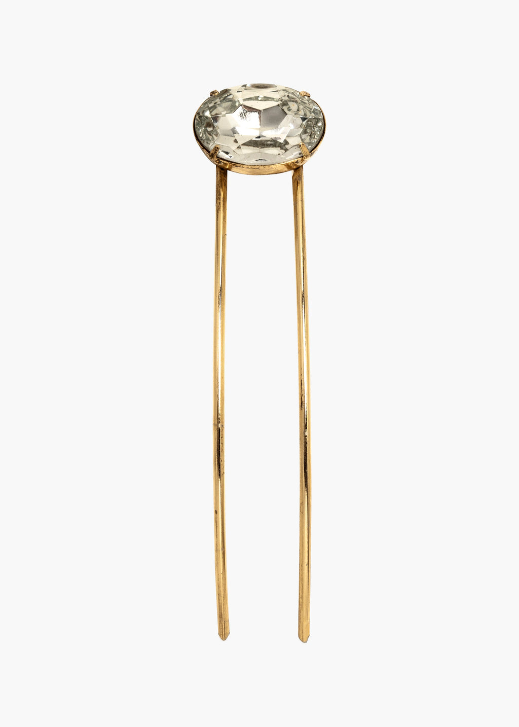 Gemma Hairpin Crystal Antique