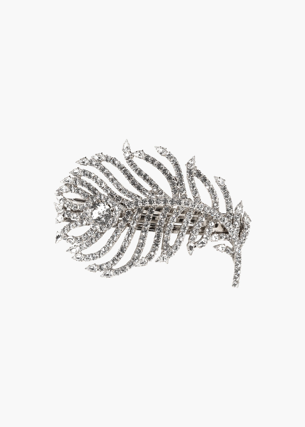 Pluma Barrette Crystal