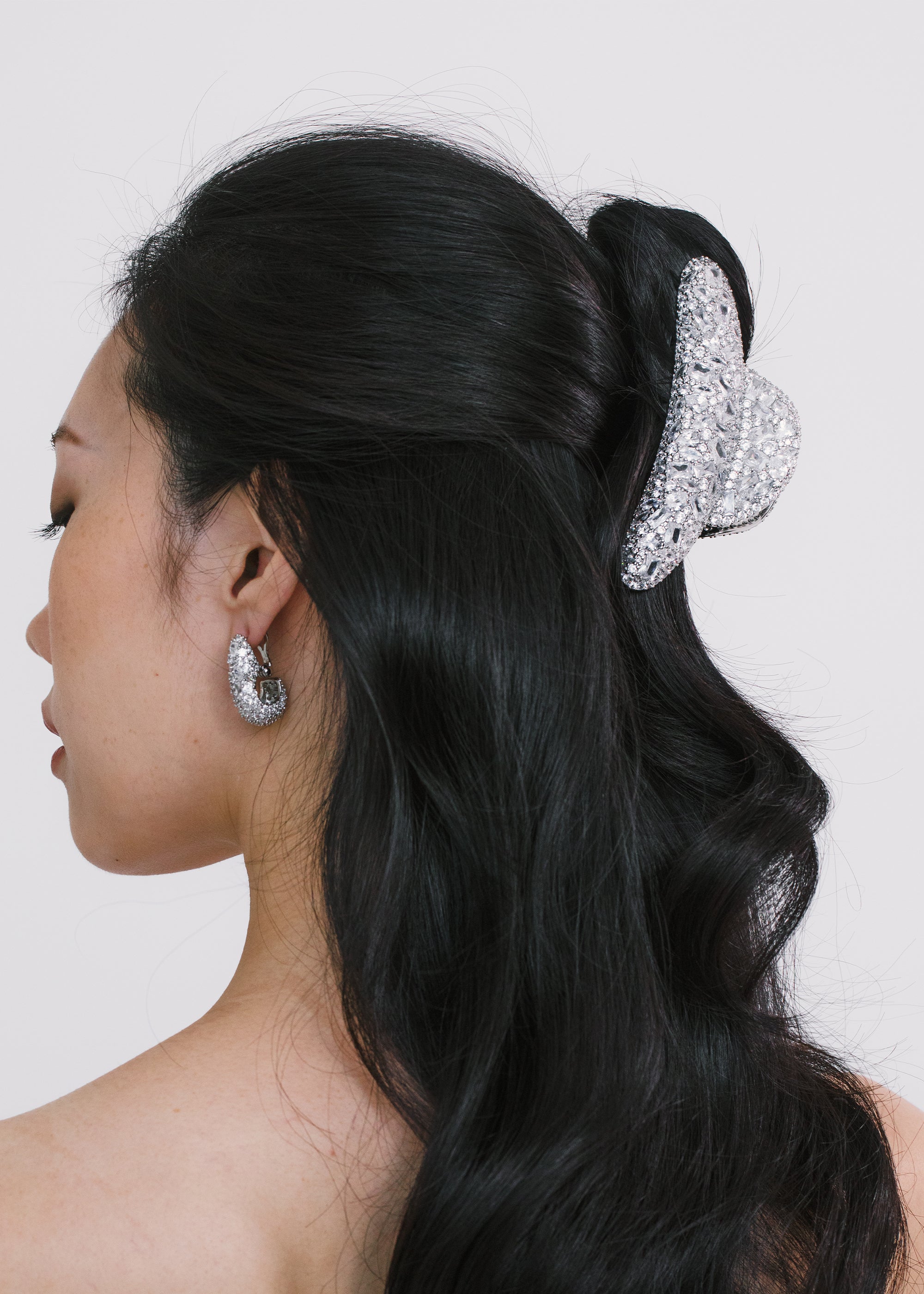 Czarina Jaw Clip -- Crystal – Jennifer Behr LLC