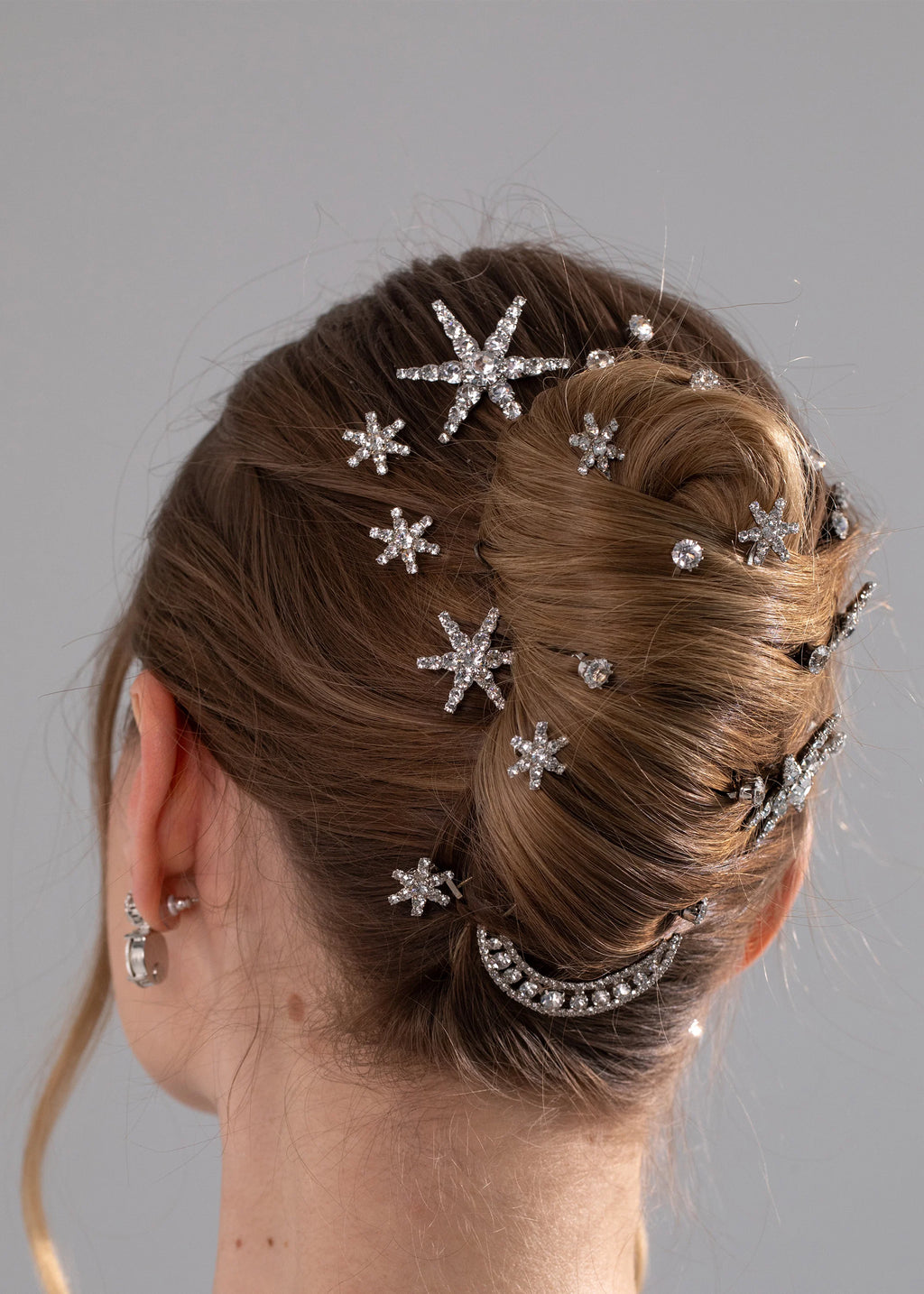 Supernova Bobby Pin Set -- Crystal – Jennifer Behr LLC