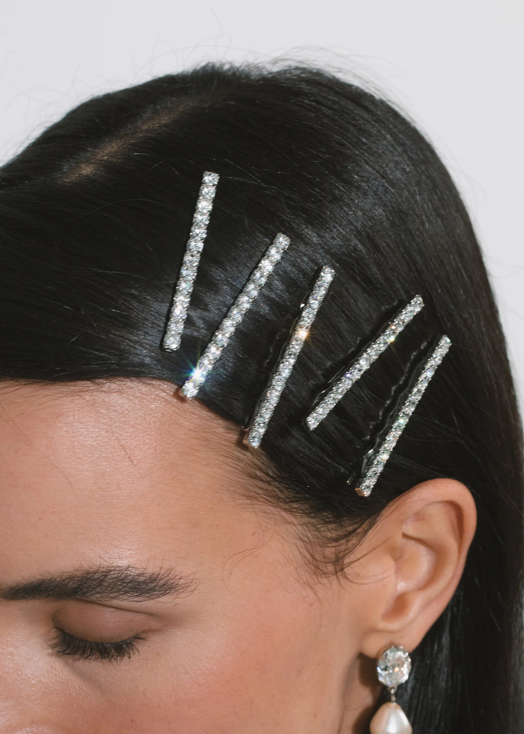 Gwen Bobby Pins -- Crystal – Jennifer Behr LLC