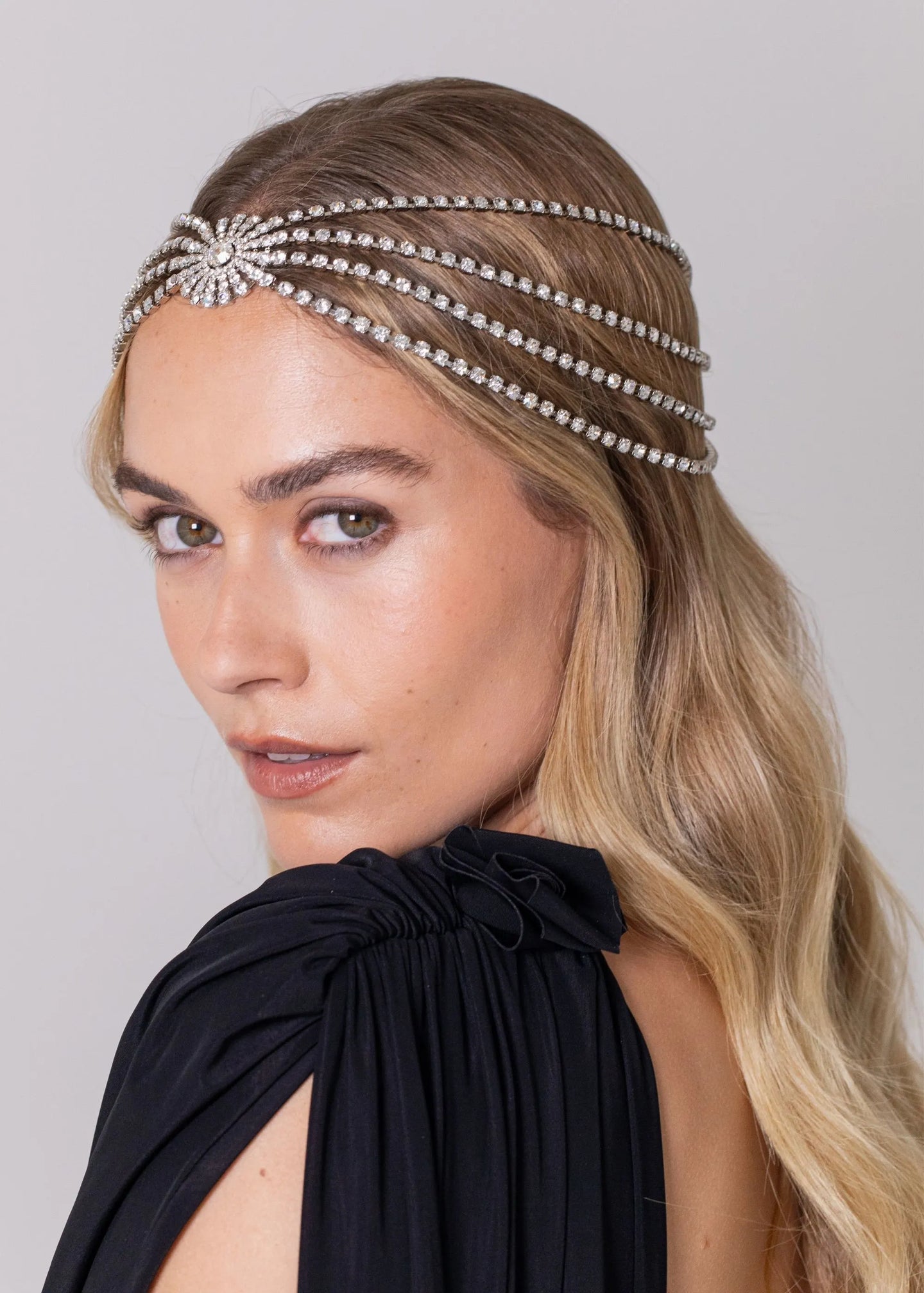 Zelina Diadem -- Crystal – Jennifer Behr LLC Zelina Diadem -- Crystal – Jennifer Behr LLC