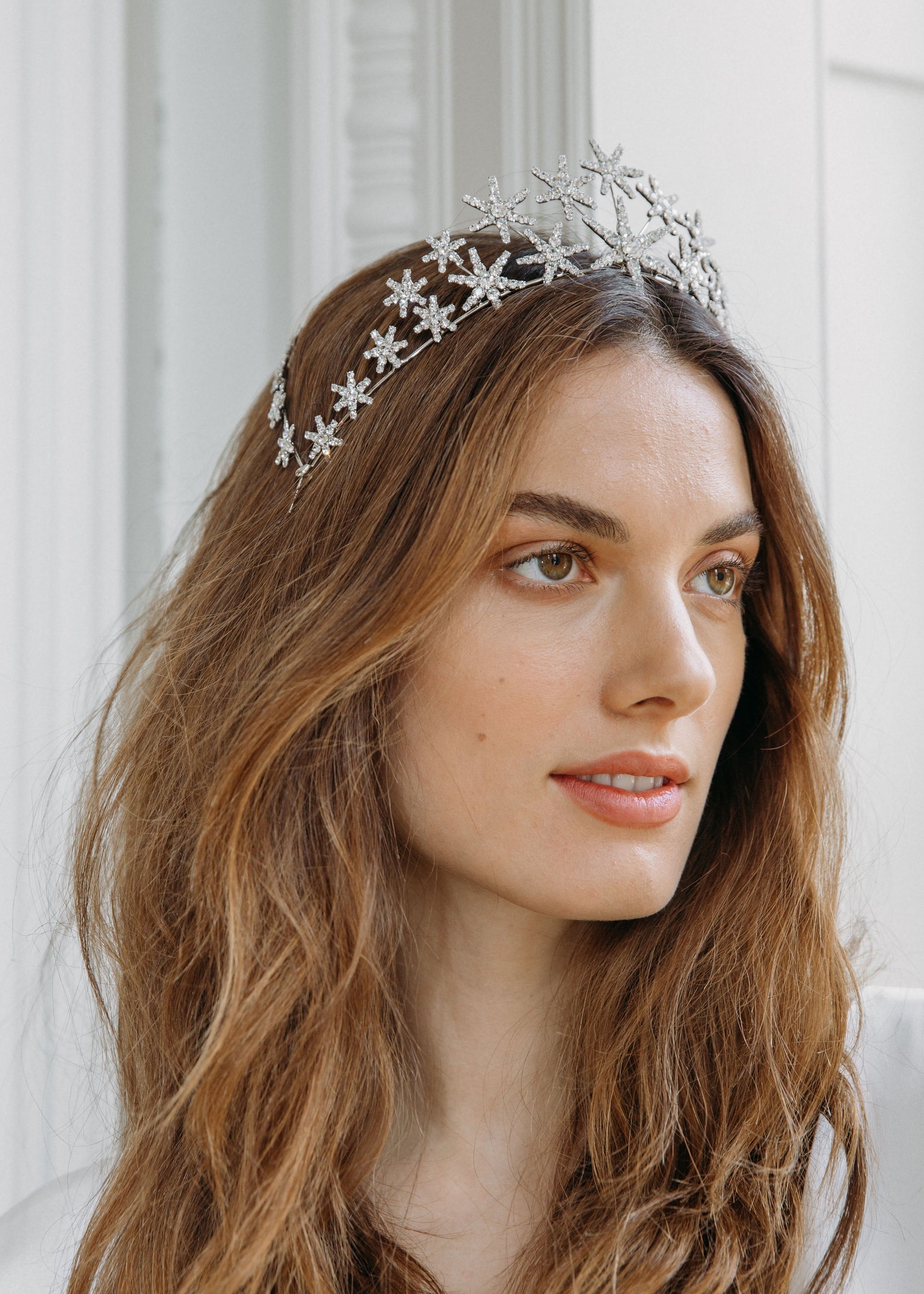 Vespera Coronet -- Crystal – Jennifer Behr LLC