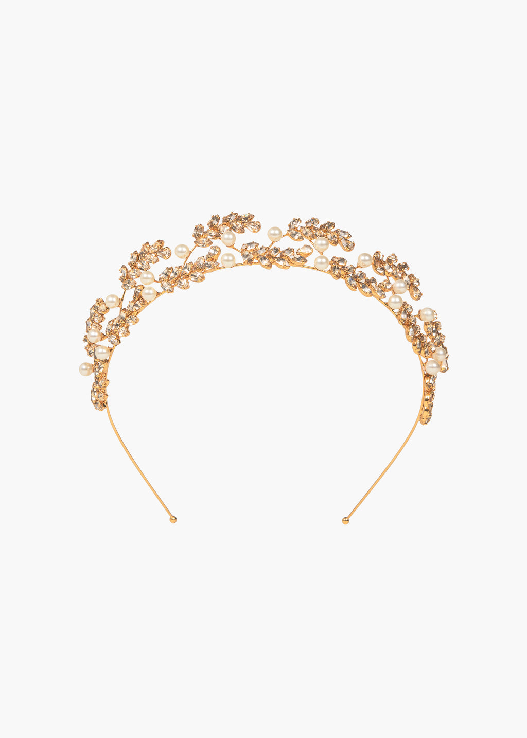 Delilah Tiara Crystal Antique