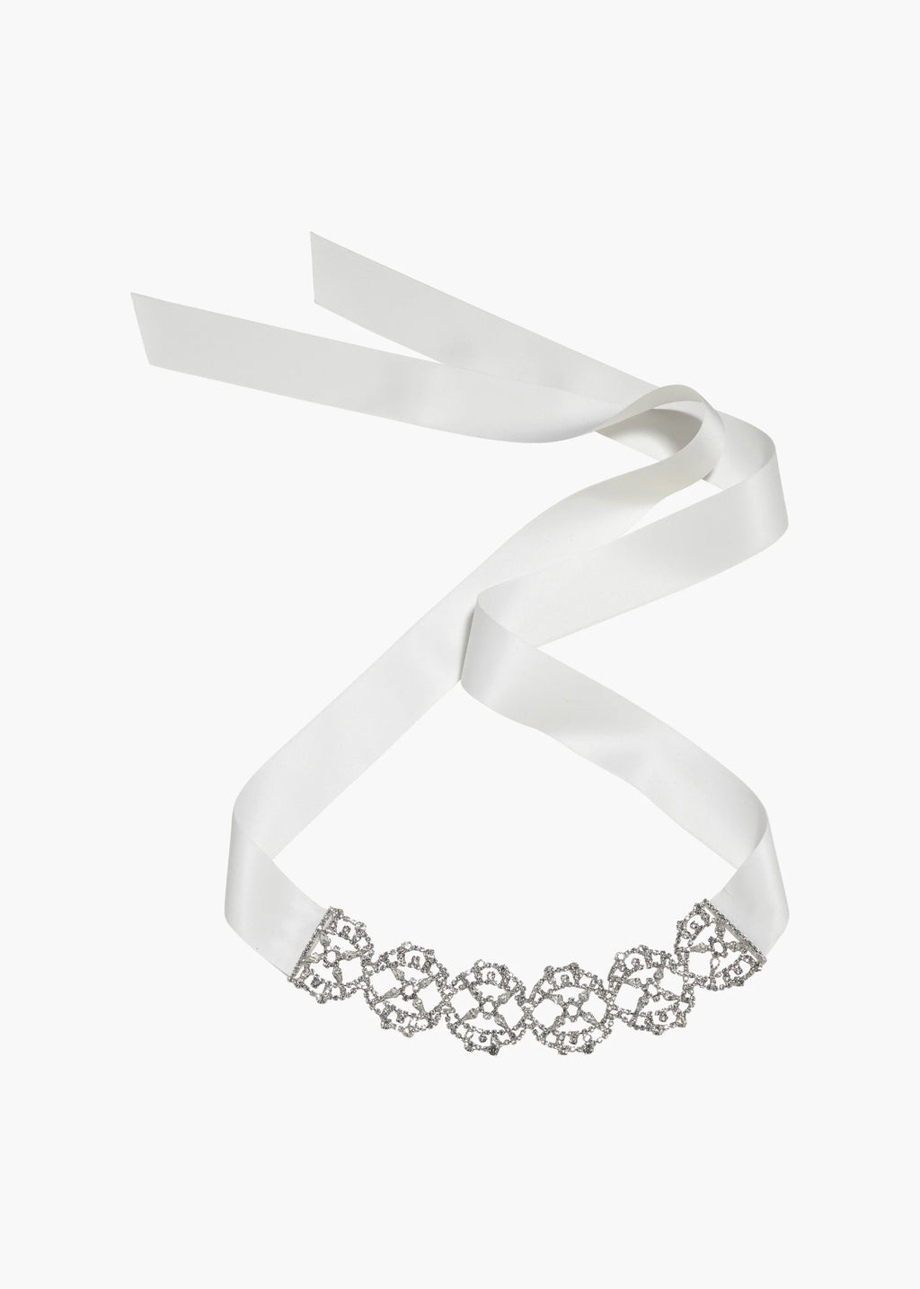 Lavinia Ribbon Tie Crystal