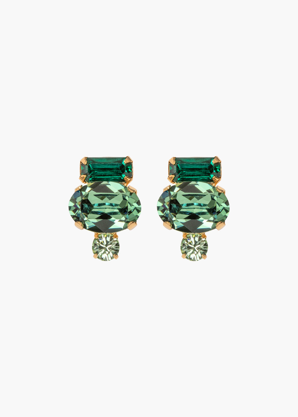 Cleo Earrings Emerald