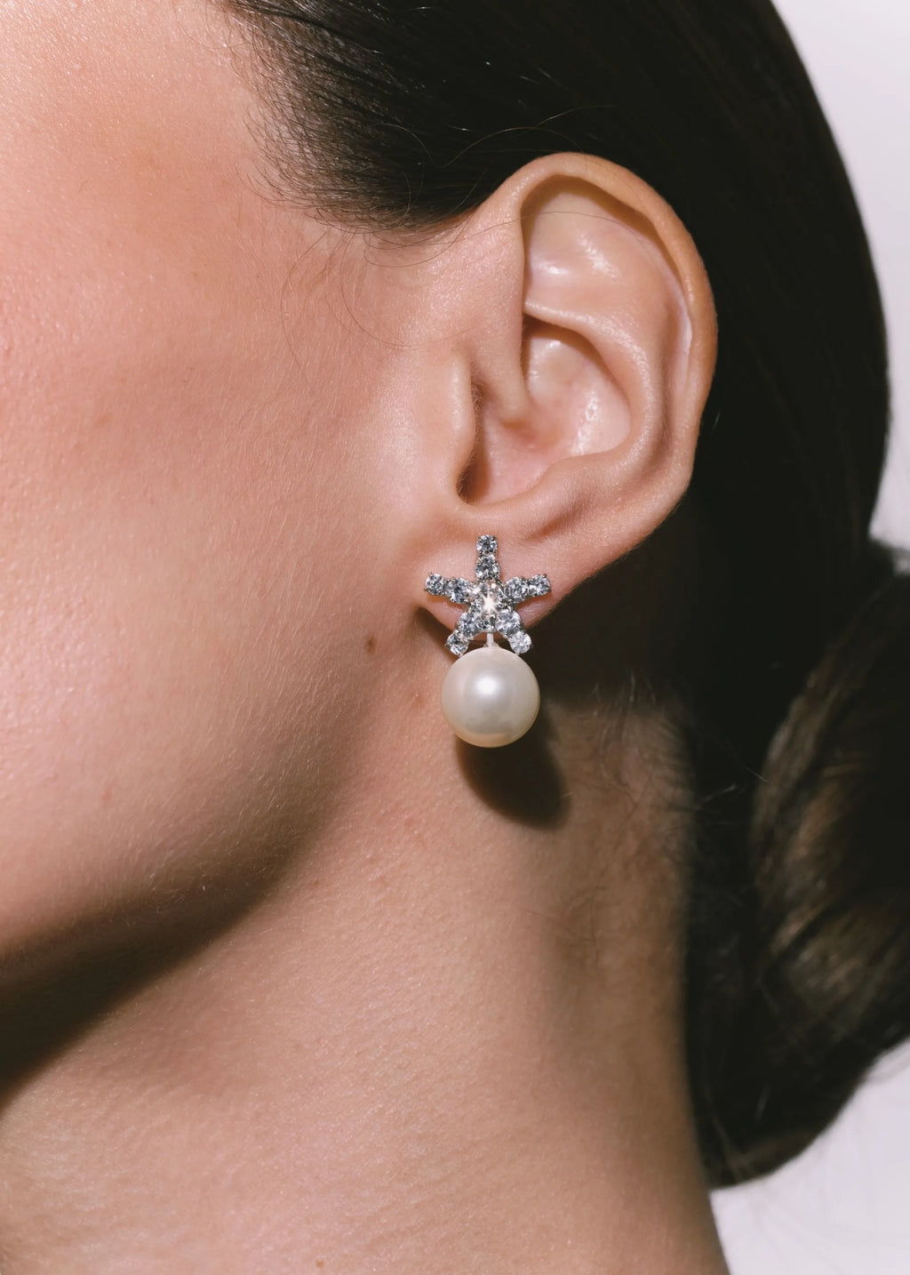 Novella Earrings -- Crystal Pearl – Jennifer Behr LLC