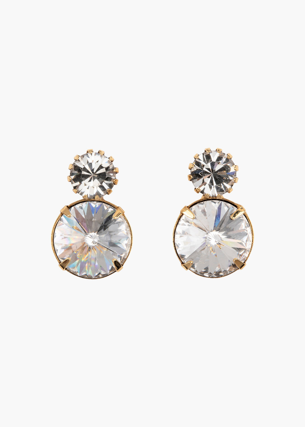 Myrla Earrings Crystal Antique
