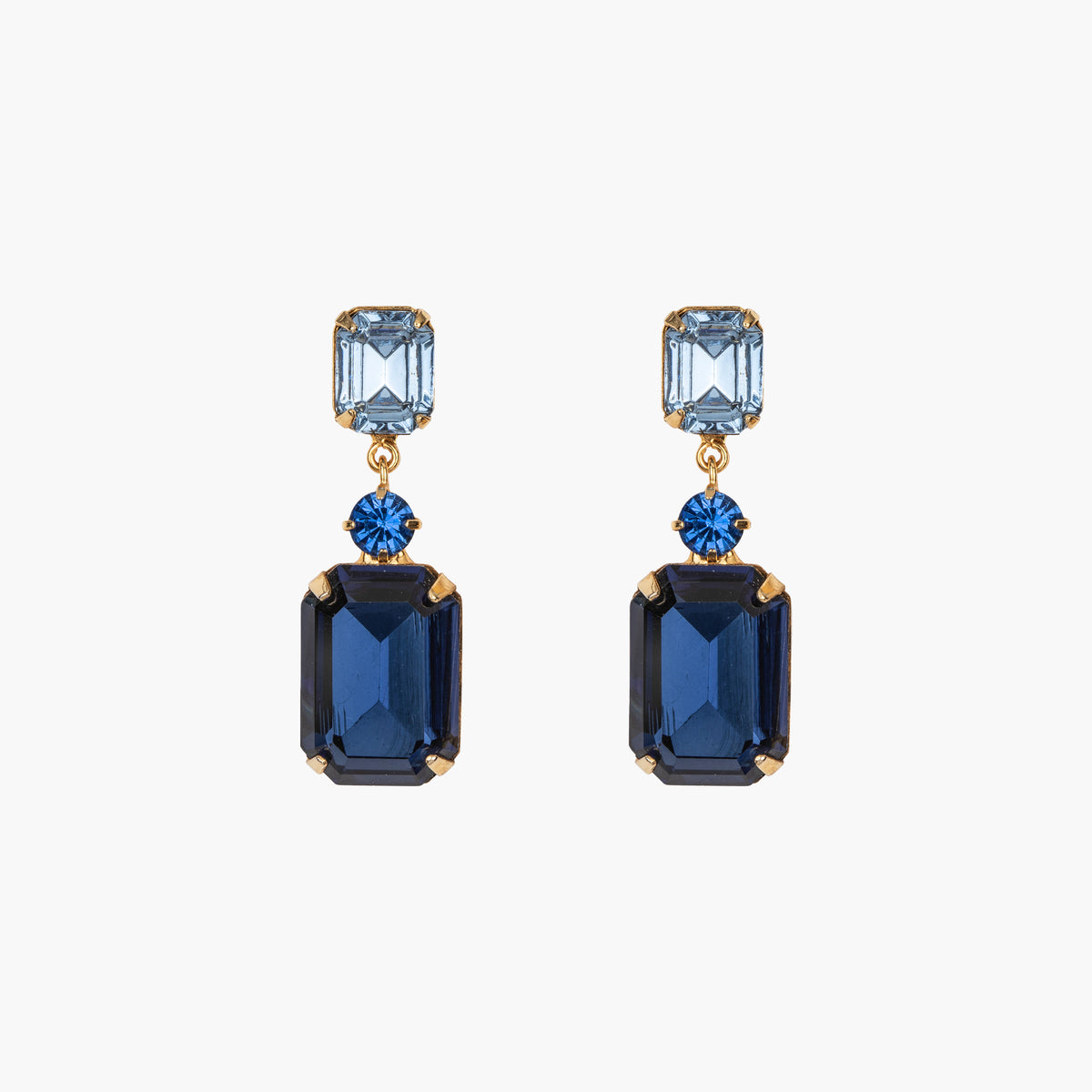 Justine Earrings -- Sapphire
