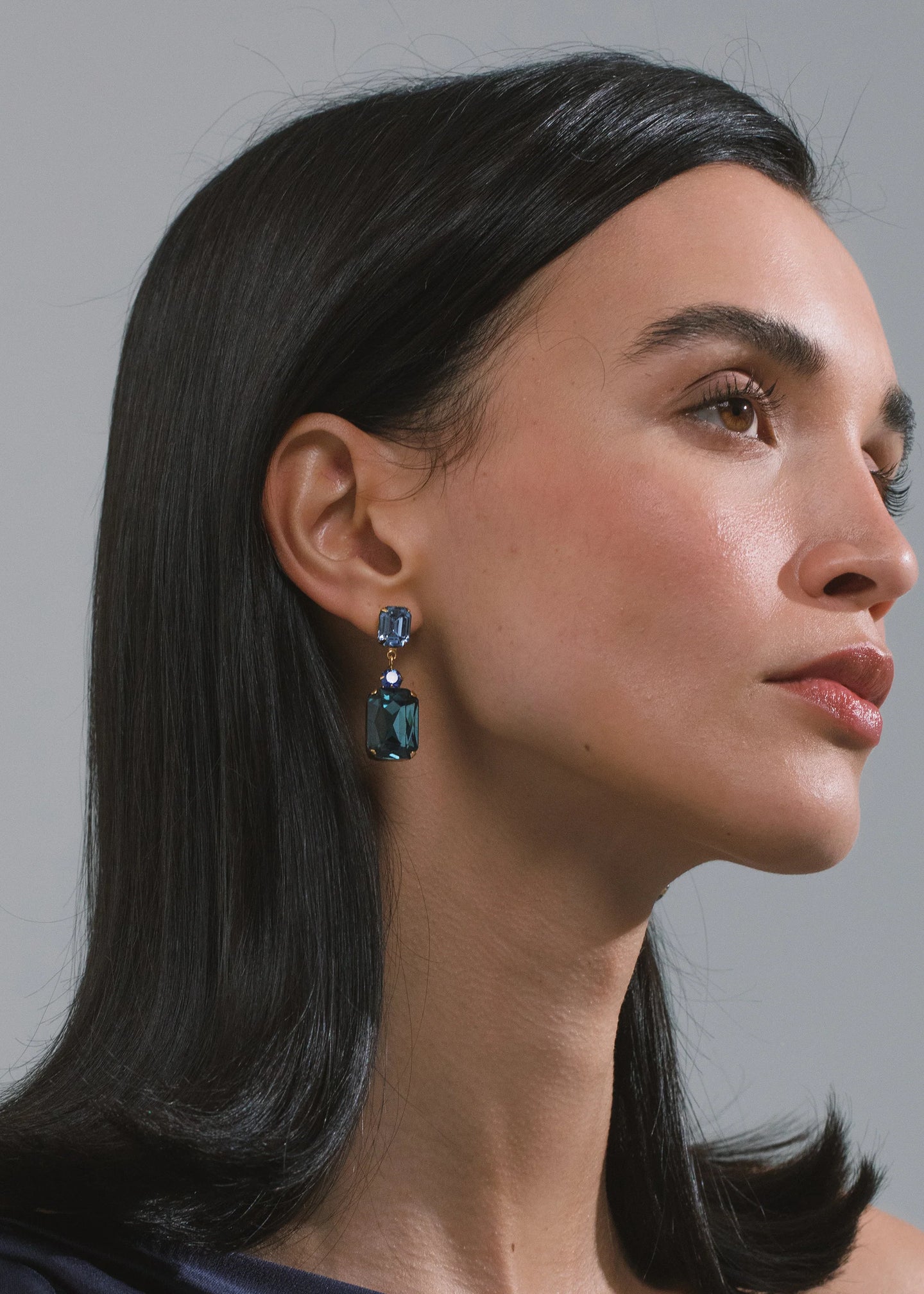 Justine Earrings -- Sapphire – Jennifer Behr LLC Justine Earrings -- Sapphire – Jennifer Behr LLC