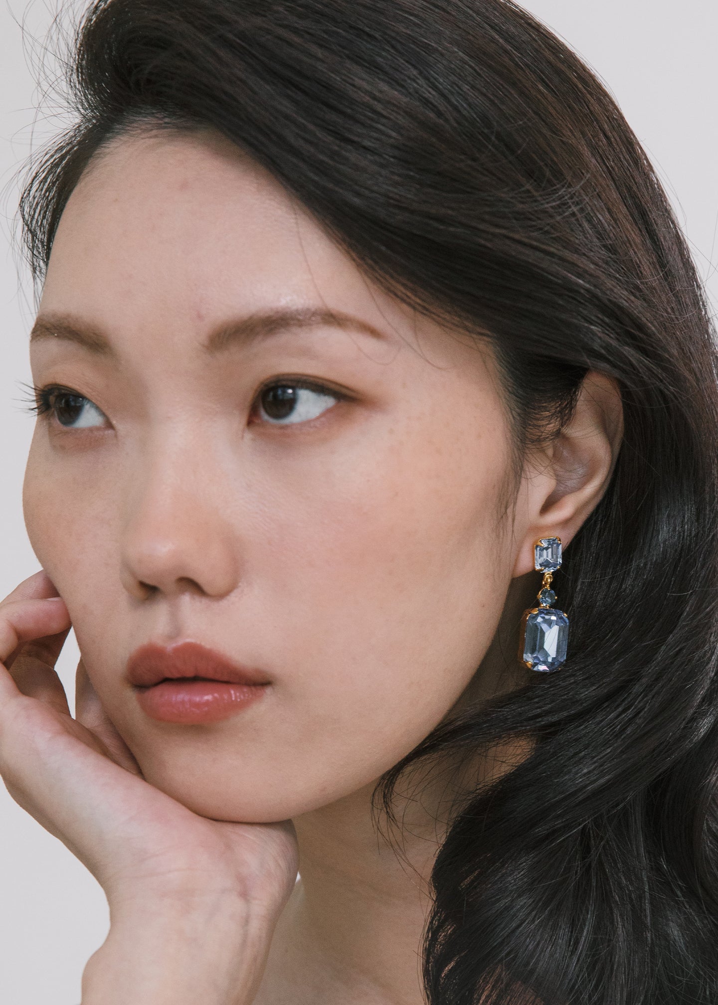 Justine Earrings -- Sky