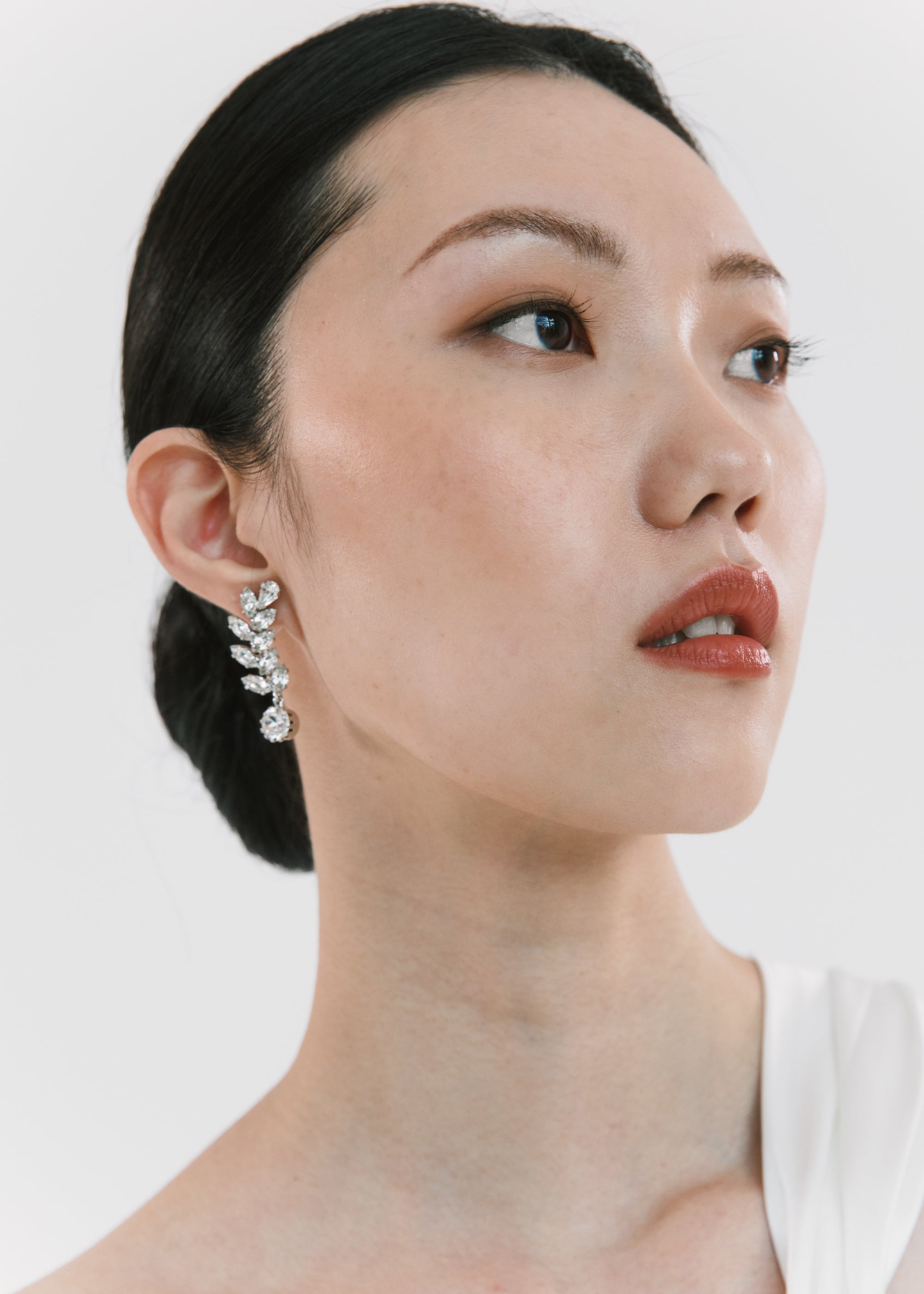 Alessa Earrings -- Crystal – Jennifer Behr LLC